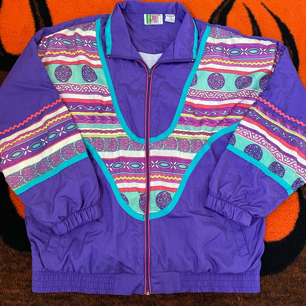 Vintage Womens Windbreaker Size Large